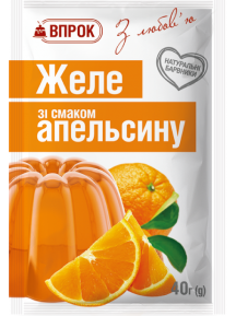 Желе апельсиновое 40 г ТМ "Впрок"